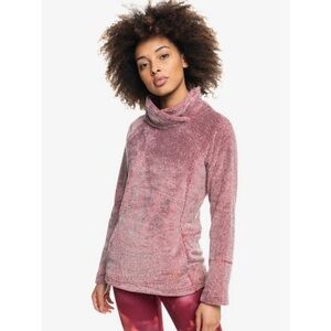 Roxy Invisible Sun Fleece. Red Cowl Neck Sweater. Women’s Size Small.